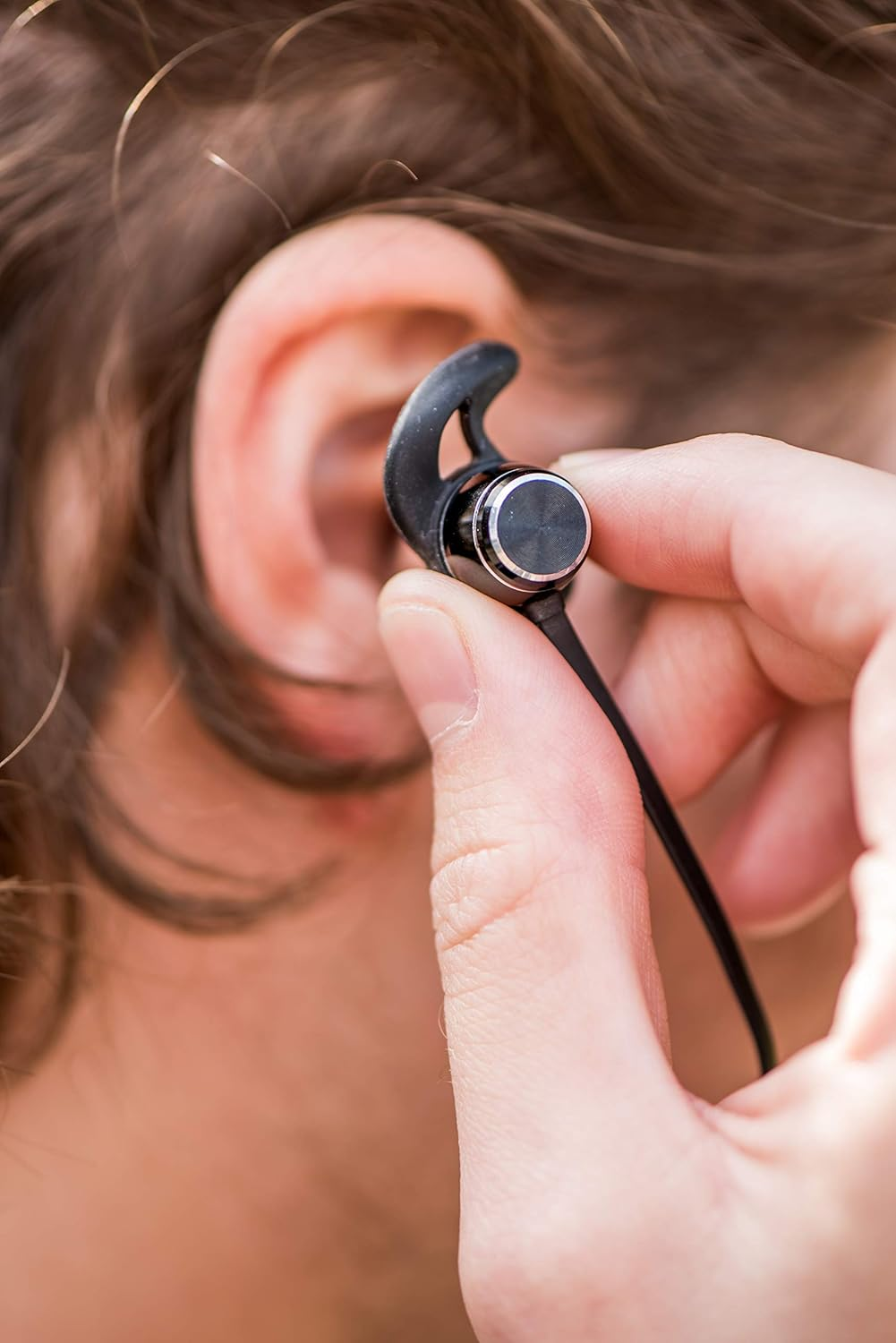 Lenco EPB-030BK Bluetooth Sports In-Ear Headset Sweatproof Black image number 3