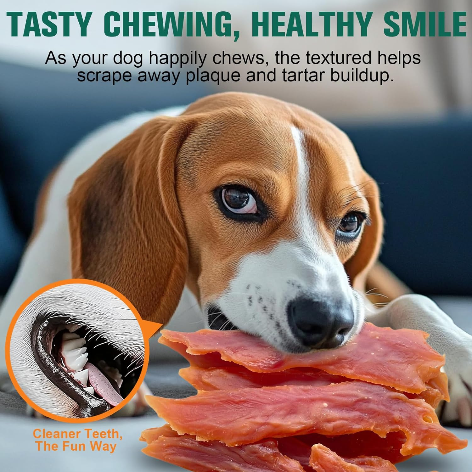 Duck Jerky Dog Treats for Training,Natural Ingredient Chews,High Protein Healthy Snacks for Reward and Training Small & Medium Dogs (200G) image number 6