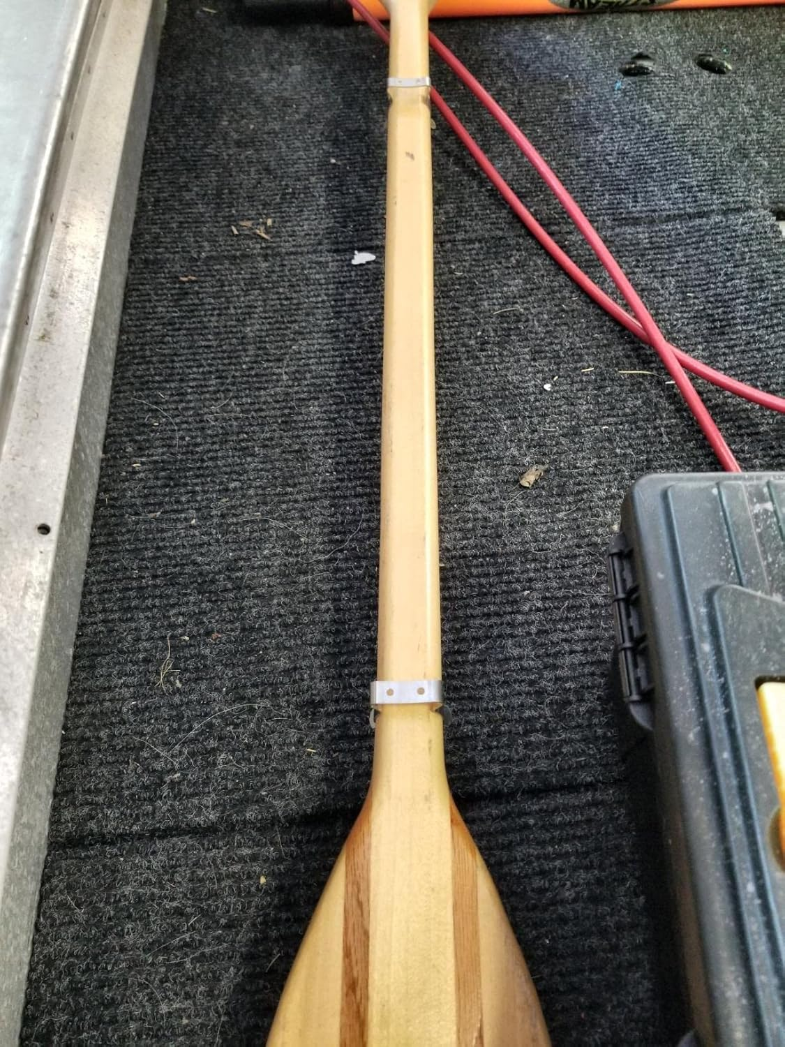 Spring Clips Hook Spring Clamp Tool Holder -Marine Grade Stainless Steel, for Boat Hook, Boat Pole, Gaff, Fishing Rod, Oar, Paddle, Brooms, Mop Handle, Tubes in Place -Pack of 2 (Small)