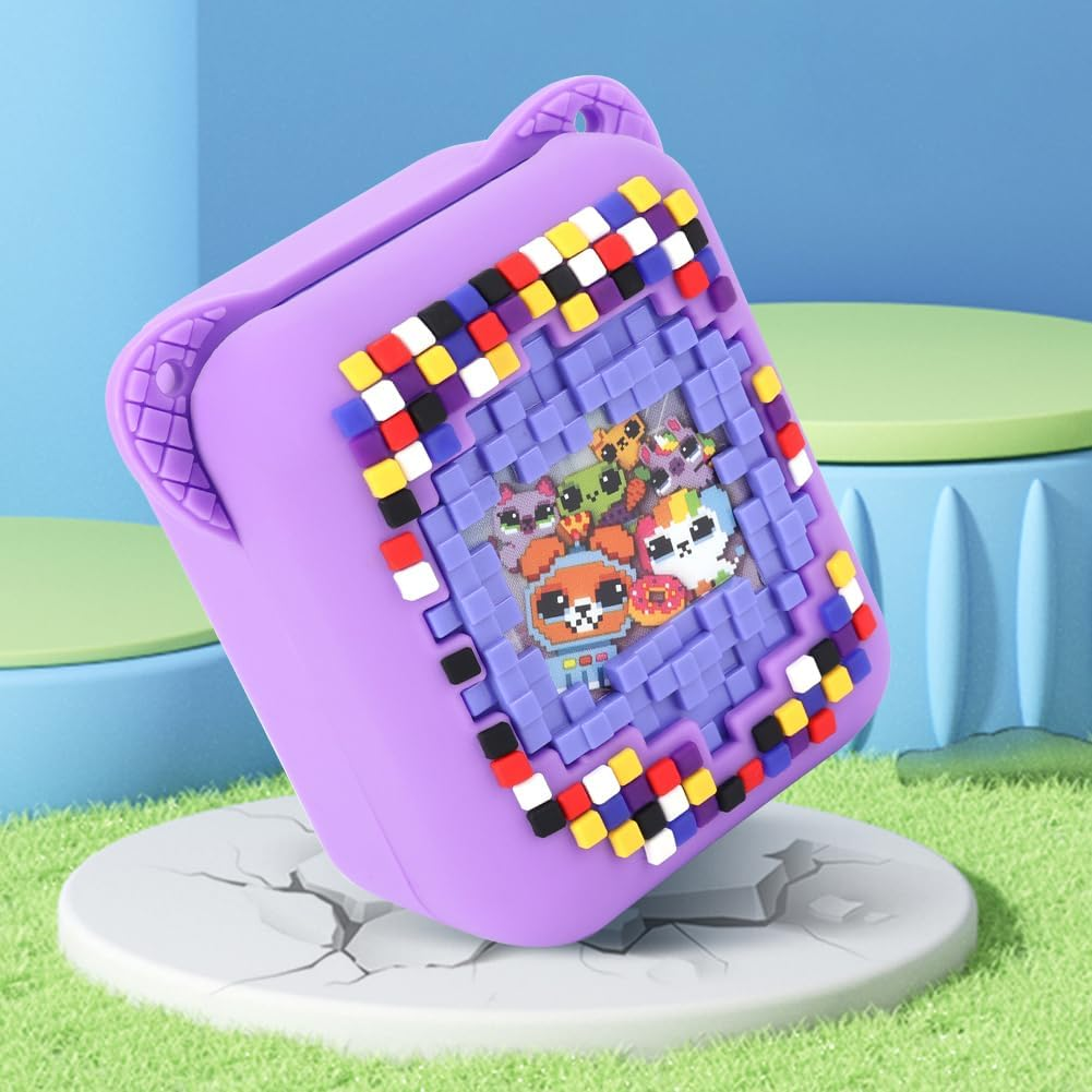 Protective Silicone Case for Bitzee Digital Pet Interactive Virtual Toy, Protective Sleeve Holder Skin Washable with Lanyard for Bitzee Interactive Toy Digital Pet and Accessories image number 3