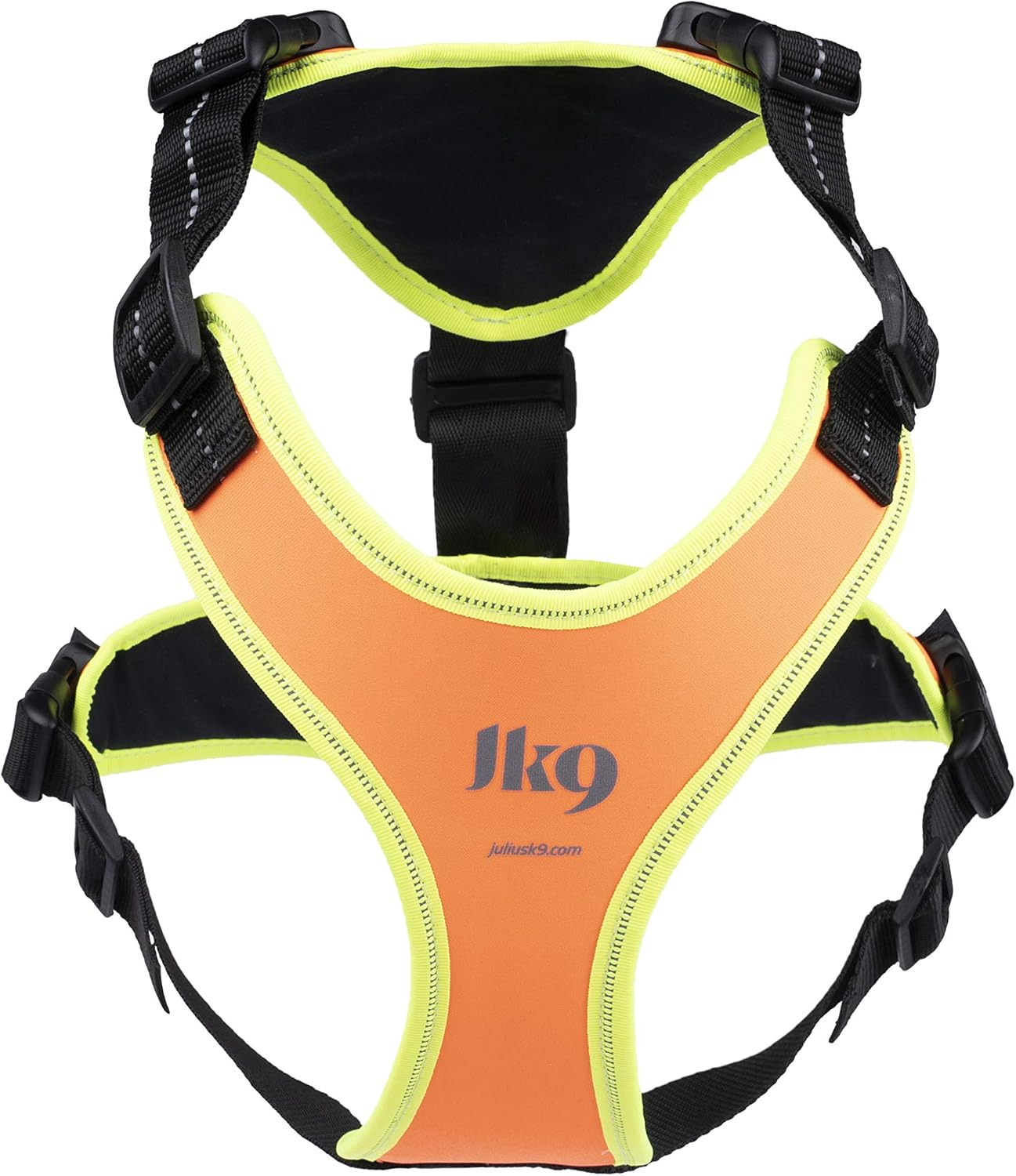 Julius-K9 Mantrailing Harness, Size: M, Uv Orange with Neon Edge, 0.3 Kg image number 5