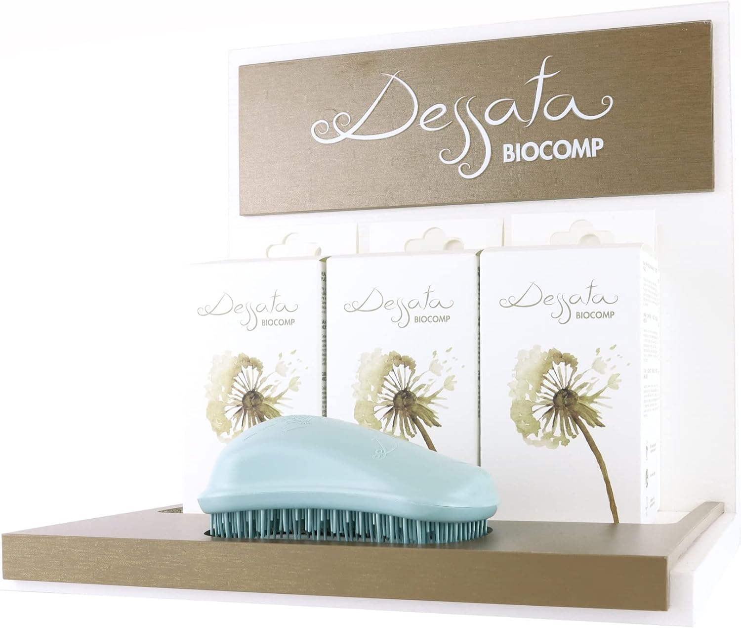 Dessata Anti-Tangle Brush Detangling Hair Brush Biocomp 100% Biodegradable & Compostable image number 1
