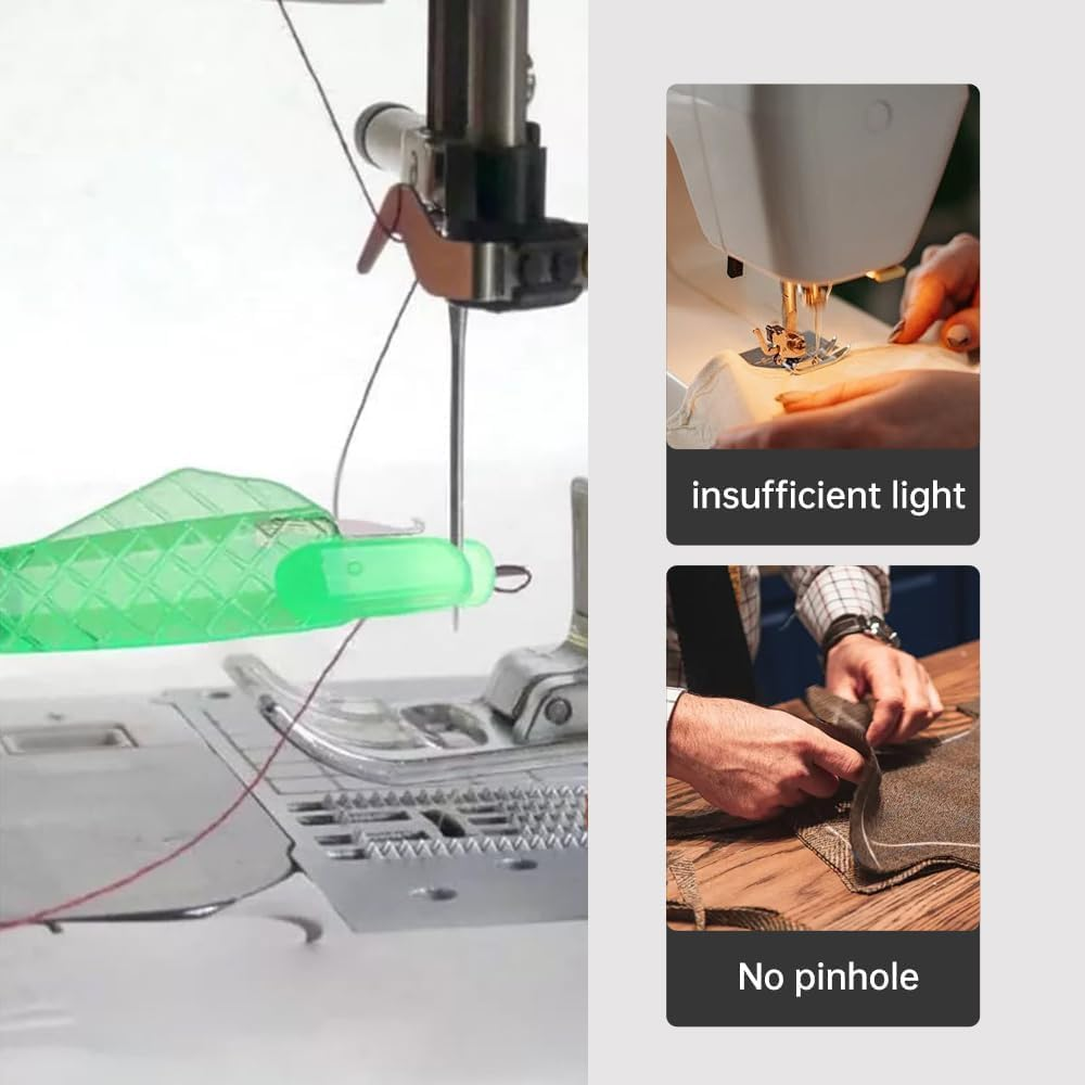 Fish Mouth Sewing Machine Needle Threader, Fish Type for Sewing Machines,Automatic Sewing Needle Threader,Easy Needle Threaders Tool (10) image number 4