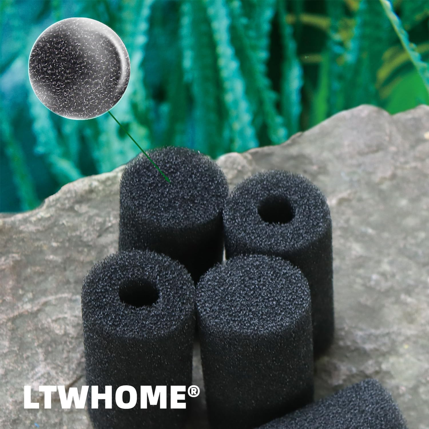 LTWHOME Pre-Filter Sponge/Foam Set Fit for Fluval Edge Aquarium (Pack of 6) image number 4