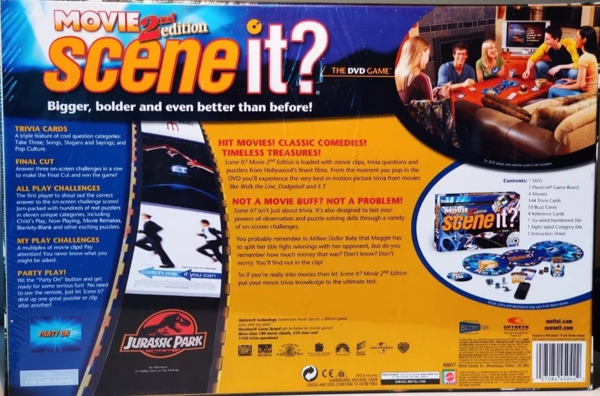 Scene It. the DVD Movie Trivia Game image number 2