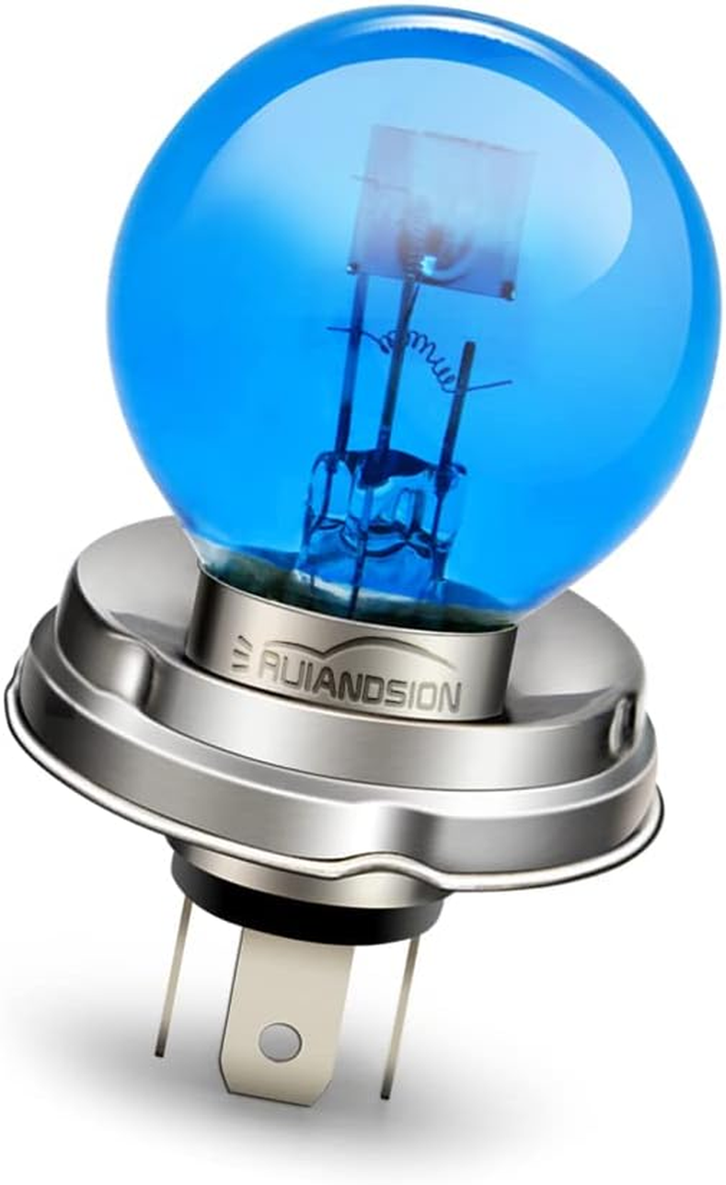 Ruiandsion P43T H4 Halogen Bulb 6V Headlight 45/40W 6 Volt Yellow Car Motorcycle Headlamp