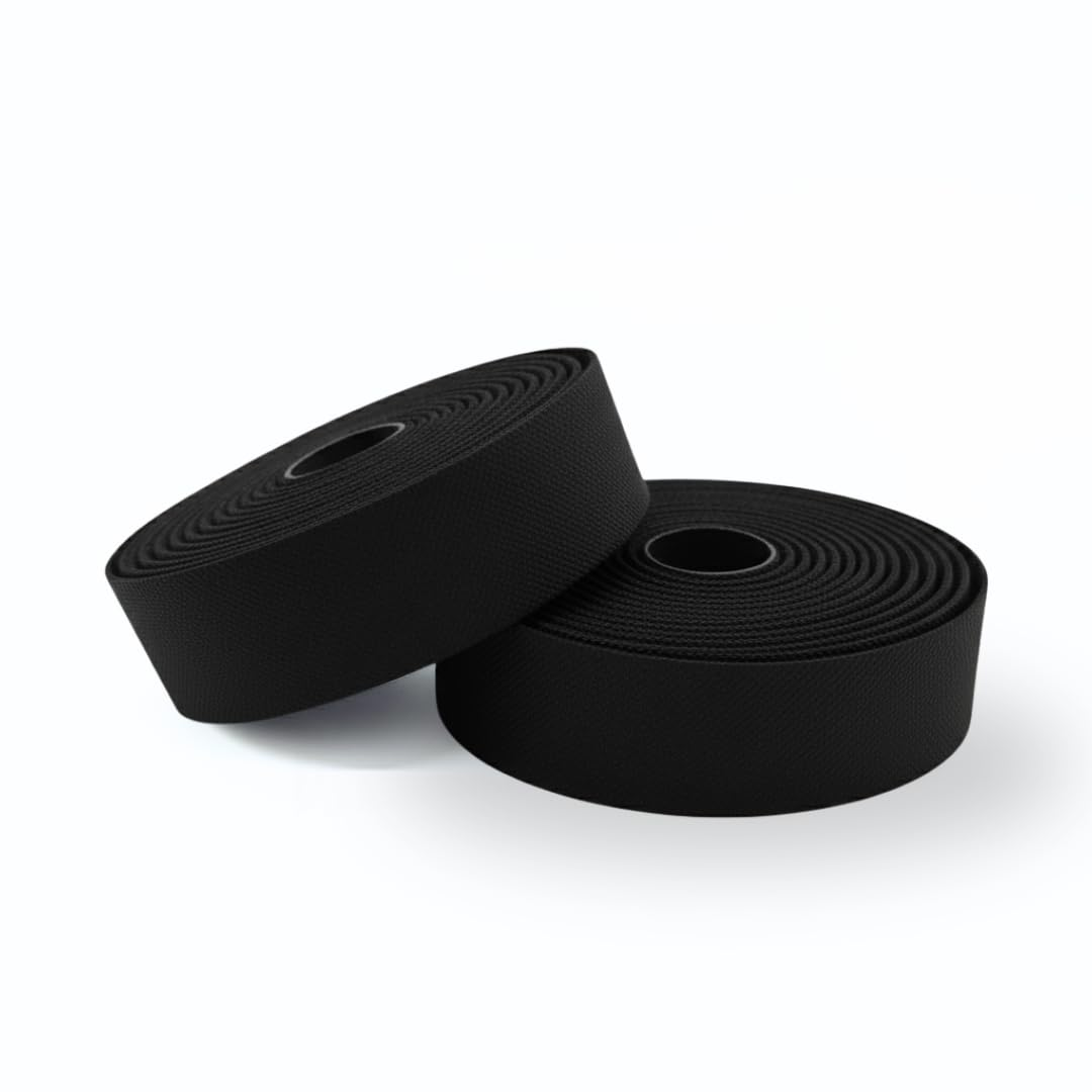 REDSHIFT Really Long Bike Handlebar Tape for Road Bikes, Gravel, Fixie Bicycles Drop Bar Handle Wrap, Ergonomic Comfort Cycling Accessory, 315Cm Long, Black Color image number 2