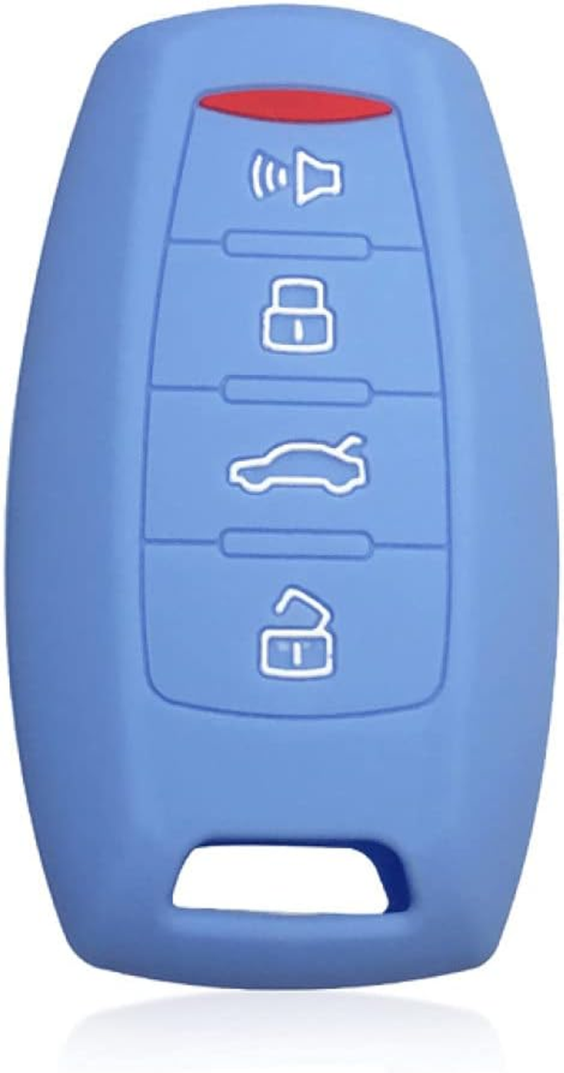 YJADHU Silicone Key Case Auto Car Accessories, Fit for HAVAL N6 F7X F7 Car Key Cover for HAVAL H2 H3 H5 H6 H7 H8 H9,Black