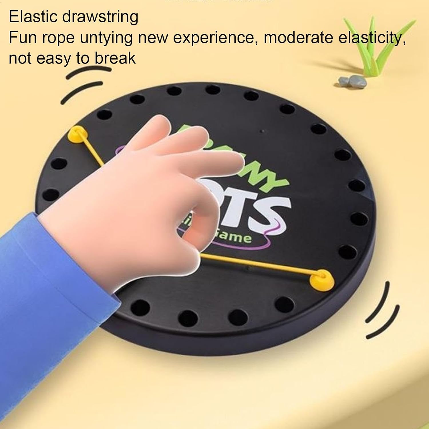 Brainy Knots Rope Untangling Game | Twisted Rope Puzzle Game | Rope Knots Untangle Stack Puzzle Sorting Board Game | Brain Teaser Fine Motor Skills Toy | String Solution Central Lacing Toys image number 2