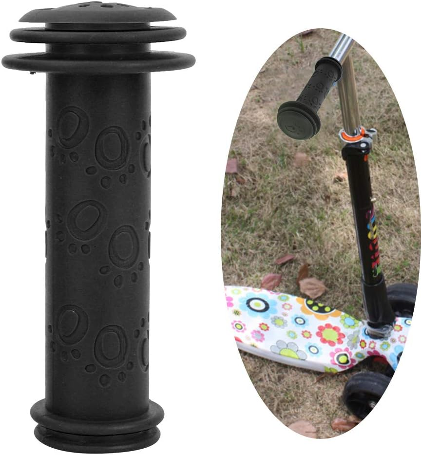 Handlebar Grips, Universal Protective Stable Kids Bike Handle Bar Grips for Mountain Bike for Children for Road Bike(Black)