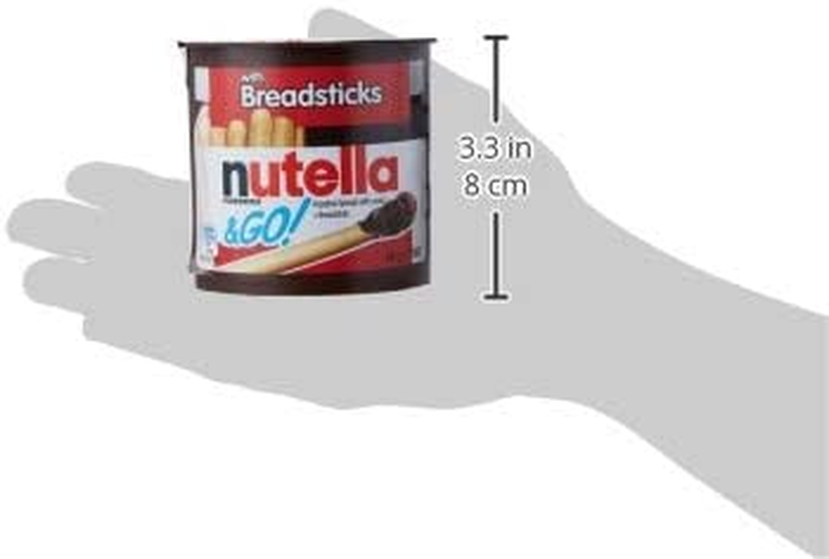 Nutella & Go Hazelnut Spread with Cocoa and Breadsticks, 24 X 48 Grams image number 2