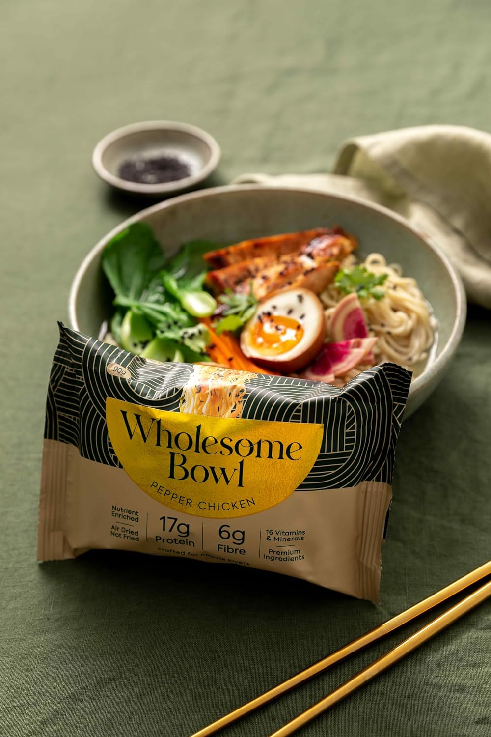 Wholesome Bowl Noodle Pack - Pepper Chicken 4X90G - Pack Of 2 image number 3