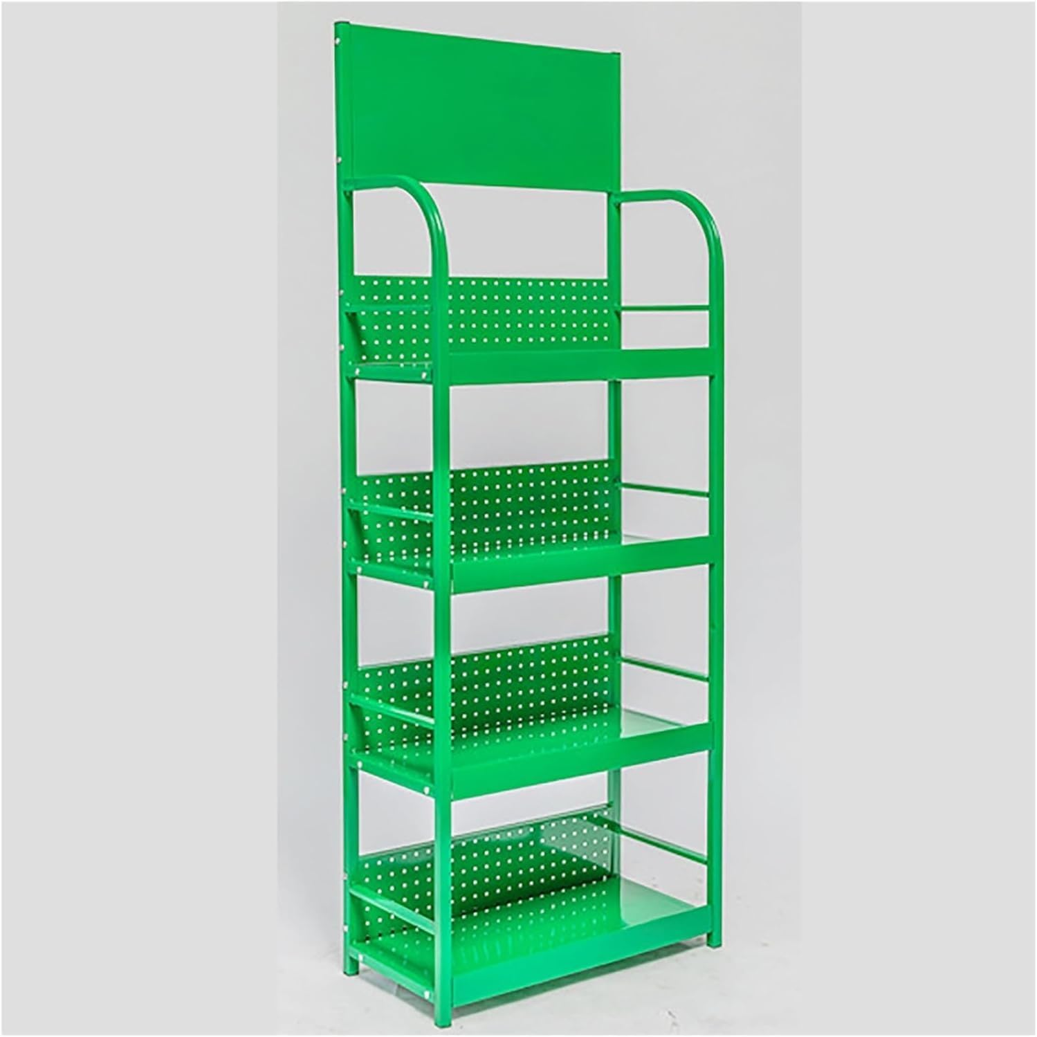 Snack Storage Rack Storage Baskets， Sweets Chips Show Shelf(Green) image number 1