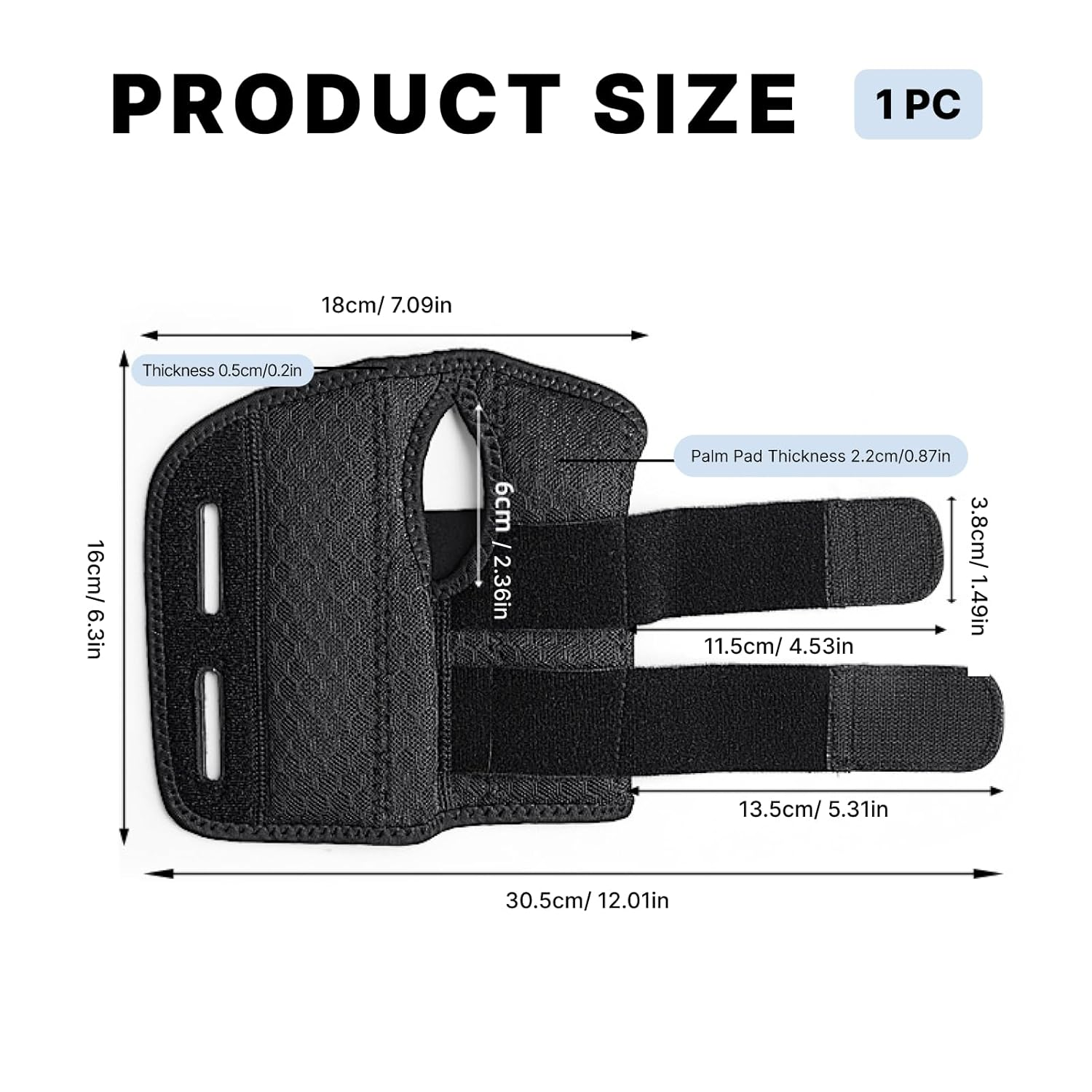 Carpal Tunnel Wrist Brace for Day & Night Support, Adjustable Splint for Women and Men, Left-Hand Wrist and Thumb Brace, Fo Tenosynovitis, Tendonitis, and Recovery image number 2