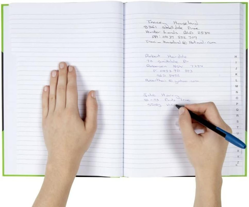 Cumberland 192P A4 Brights Index with Coloured Corners, Assorted image number 1