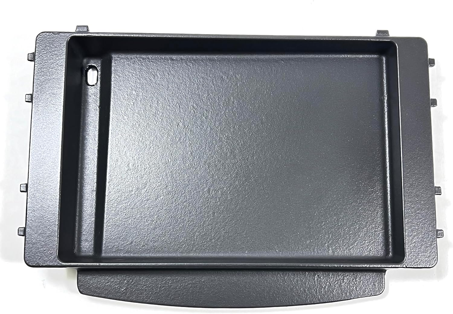 Direct Store DC137 6559 Cast Iron Cooking Griddle Replacement for Weber Q200 Q220 Q240 Q260 Q2000 Q2200 Q2400 Series, Gas Grills Griddle Fits 396001 396002 394001 566014 566001 image number 3