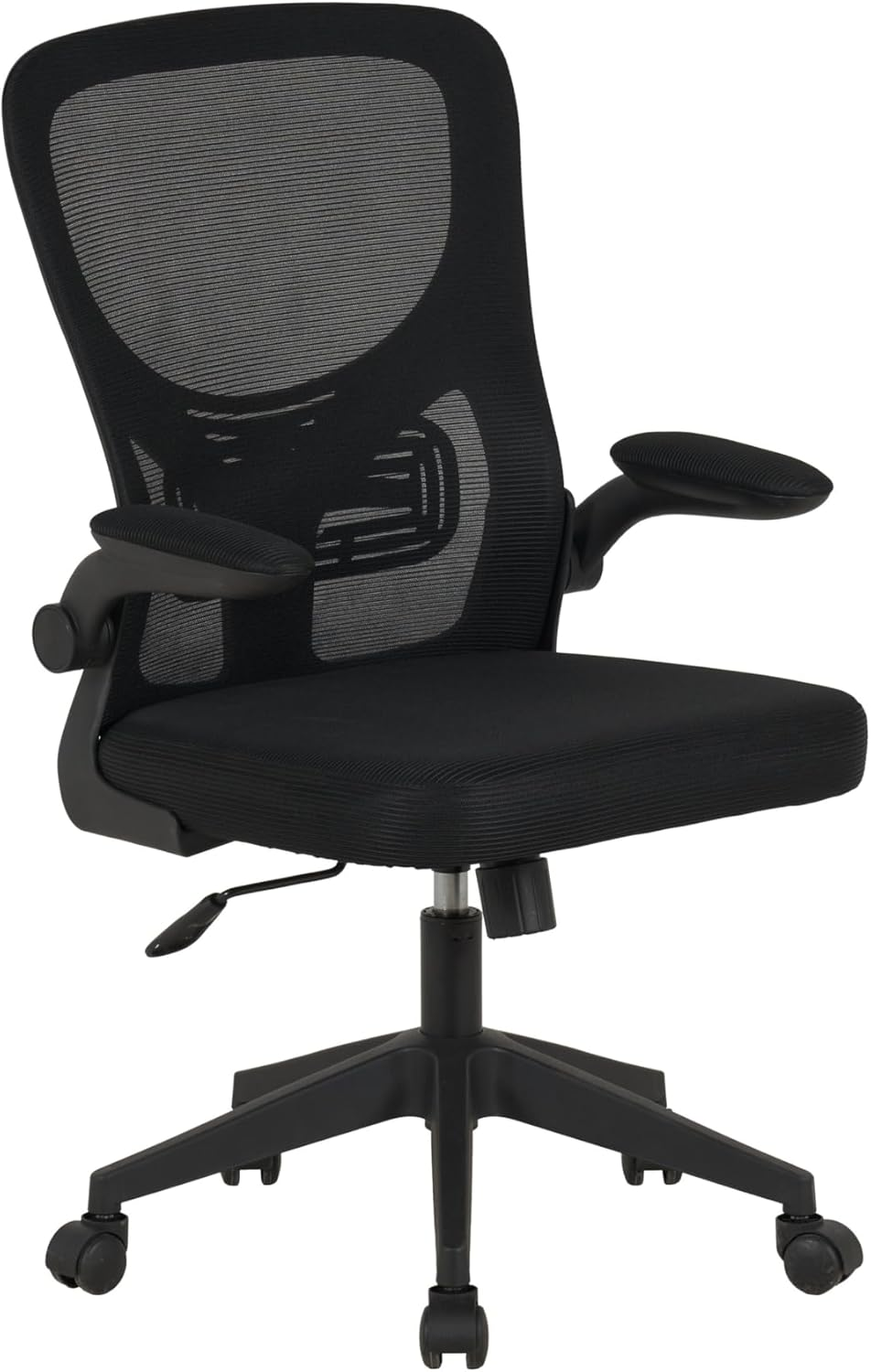 Cloud Chairs Liv Ergonomic Office Chair, Desk Chair, Breathable Mesh Back, Lumbar Support, Flip‑Up Arms, Height Adjustable, Comfortable Seat, Home Office, (Pink)