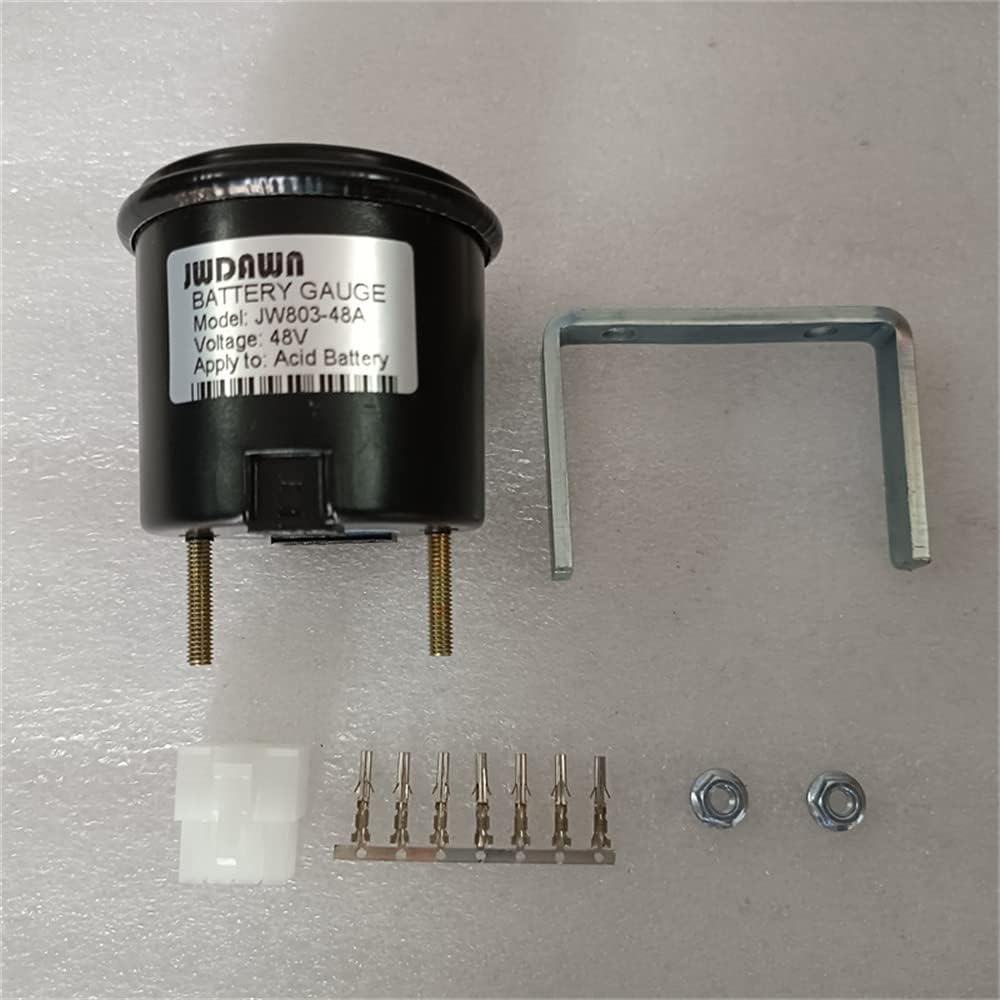 Battery Indicator 48V 52Mm Replace Curits 803RB2448BCJ3010 48 Volt Battery Gauge Capacity Voltage Hour Meter Voltmeter for Forklift Golf Cart Electric Vehicle Pallet Truck Stacke image number 3