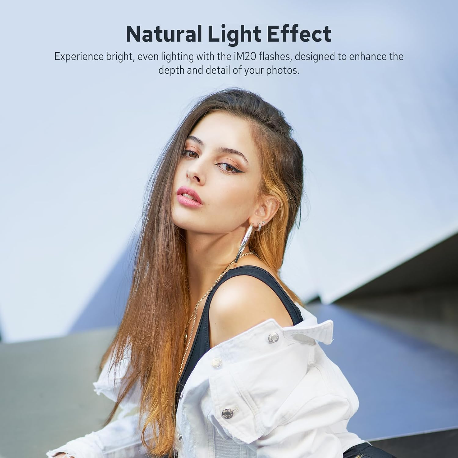 Godox Iflash Im20 Mini Camera Flash, Small Universal Flash Speedlight for DSLR & Mirrorless Cameras with Single-Contact Hot Shoe, 5 Power Levels, Built in Lithium Battery, 440 Full Power Flashes image number 1