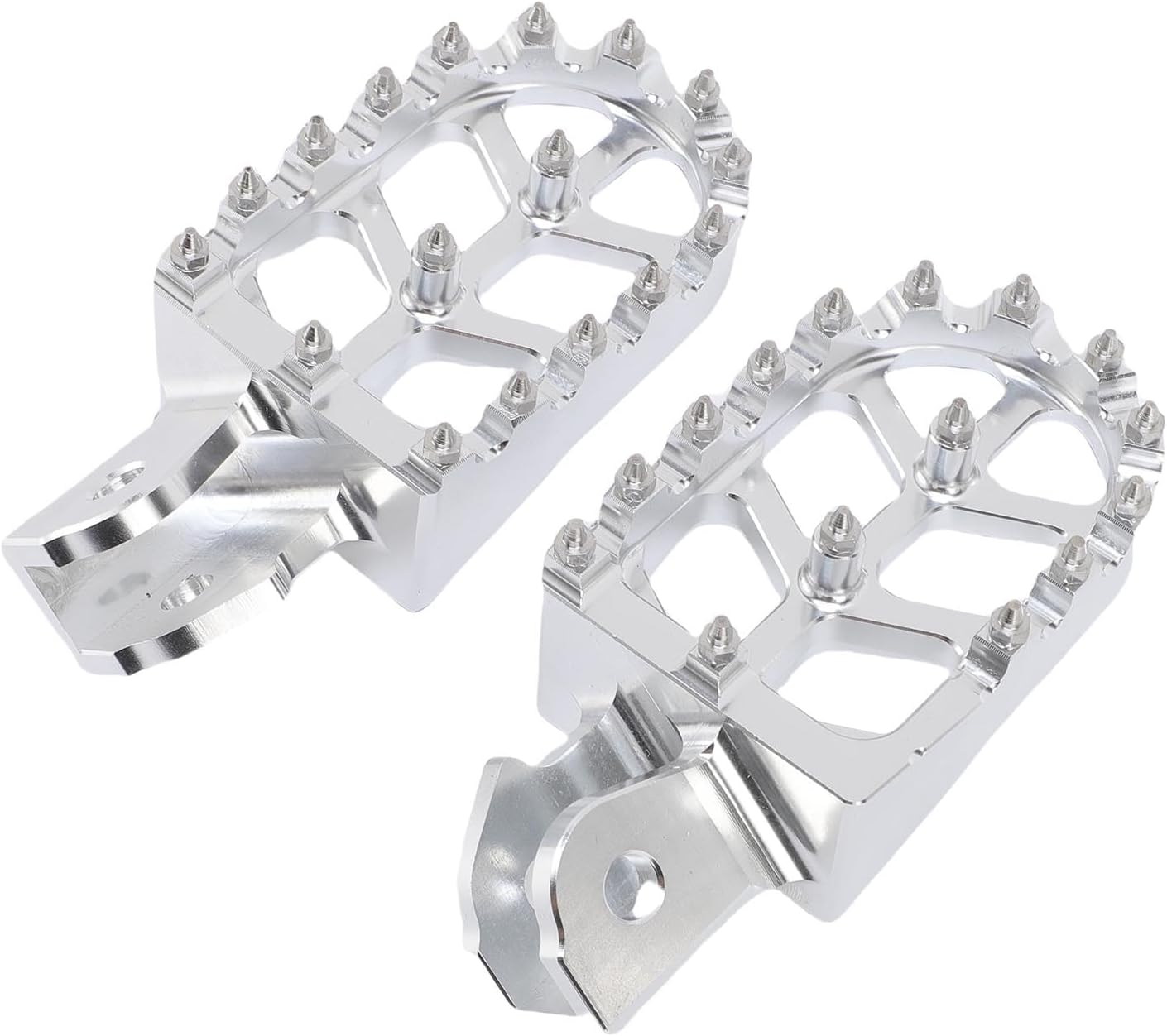 Asixxsix Dirt Bike Foot Pegs, Motorcycle Footpegs Pedals, Aluminium Dirt Bike Footrest for Surron Light Bee X, Motorcycle Rest Pedal Footpegs Replacement (Black)