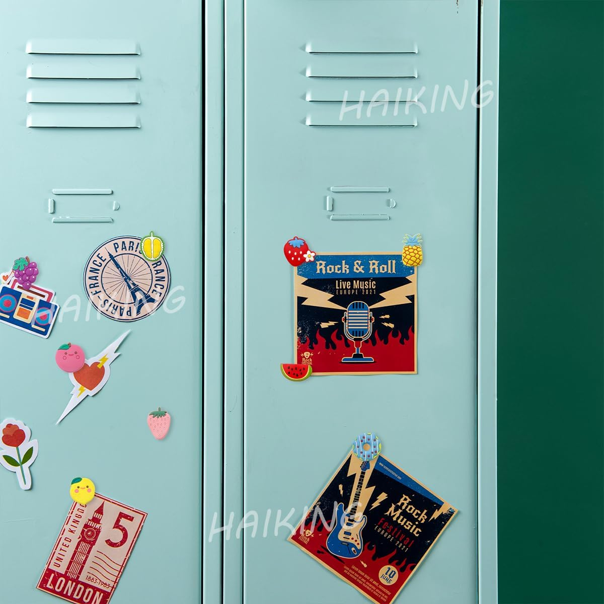 HAIKING Decorative Refrigerator Magnets, 9 PCS Cute Fruit Magnets for Office, Office, Classroom Decorations (Mixed Styles) image number 6