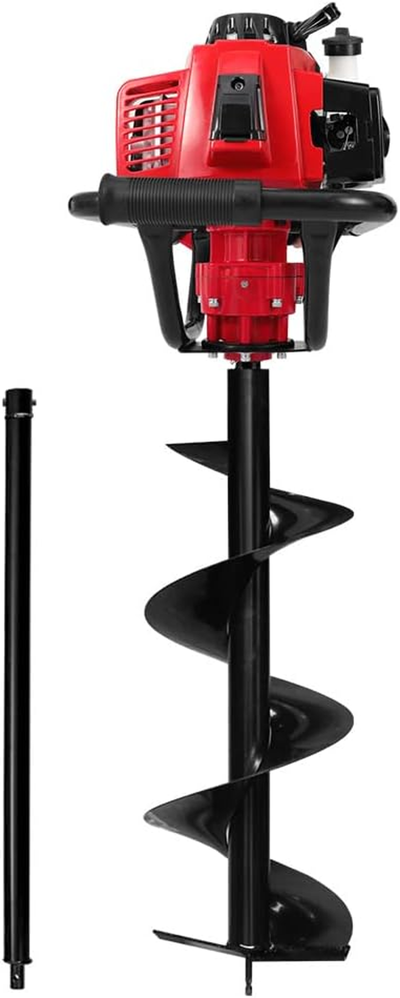 Giantz Post Hole Digger 63Cc Electric Garden Auger Ground Drill Bit Set Power Tools Hand Tool Gardening Accessories Gifts for Seedlings, Flowers Plant Fence Extension, 180Cm Depth and 300Mm Diameter image number 1