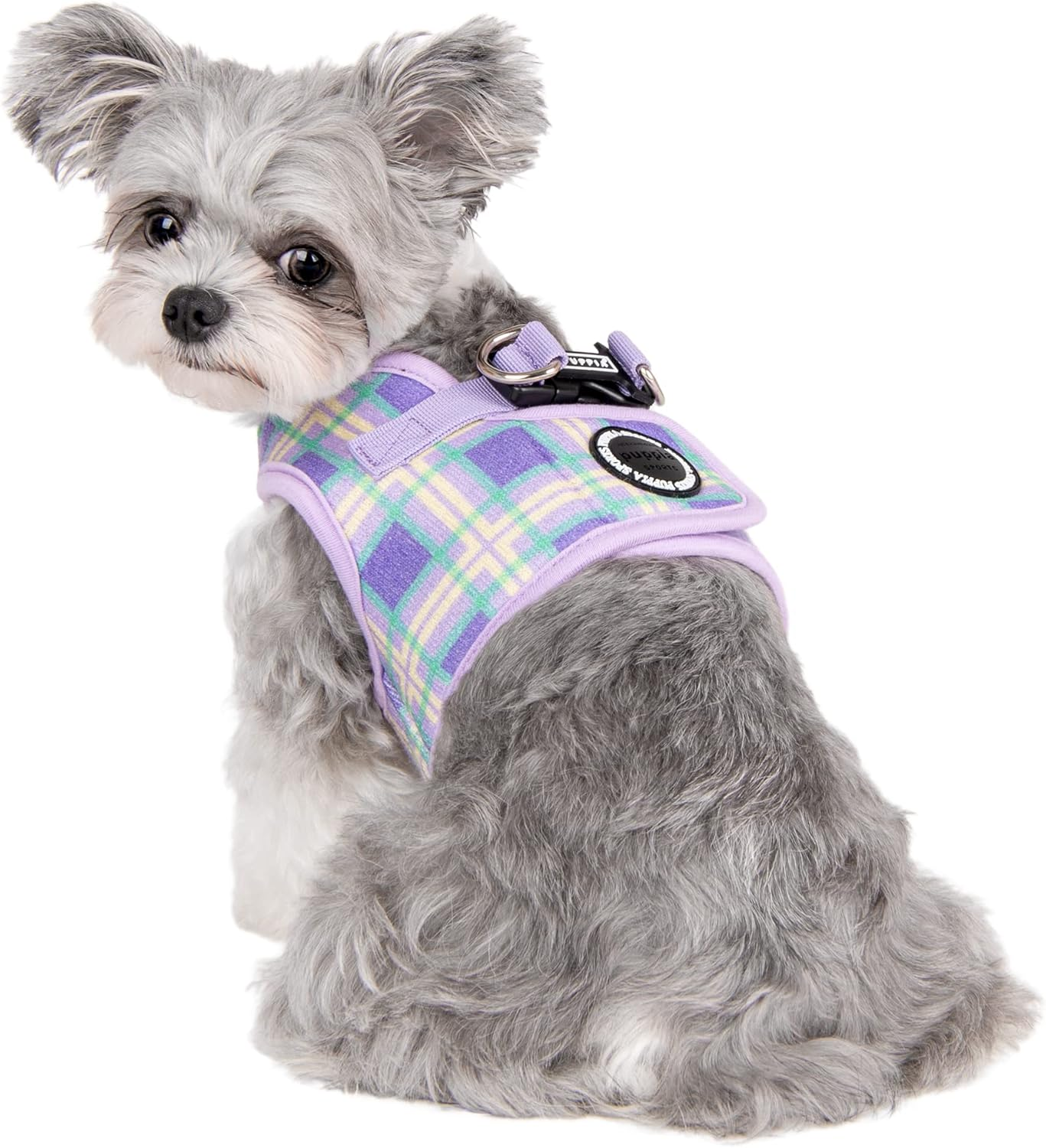 Puppia Spring and Summer Fashion Step-In Vest Dog Harness, Violet_Jaylen, Medium image number 3