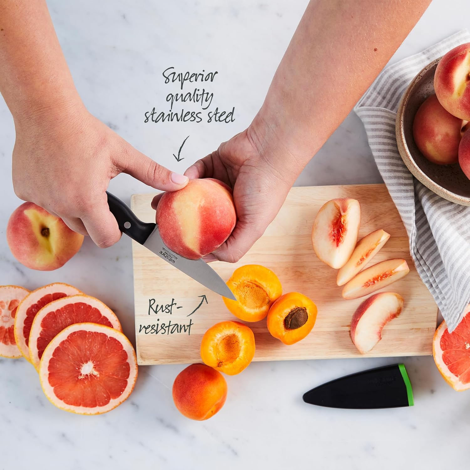 Wiltshire Staysharp MK5 Triple Rivet Paring Knife, 9 Cm Length