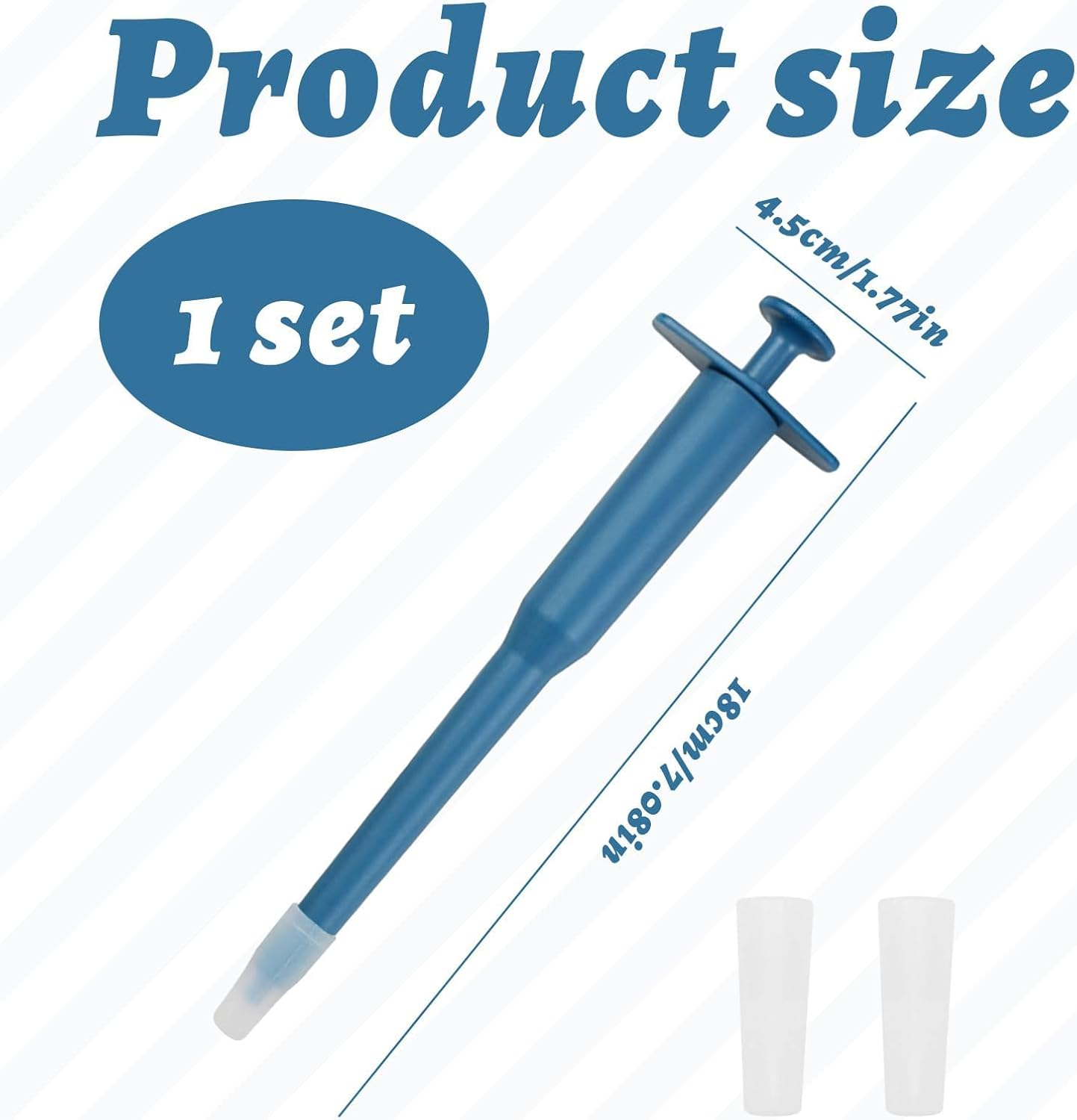 Qianeffort 1PCS Pet Pill Plunger Popper,Cat Tablet Dispenser Shooter Reusable,Cat Pill Dispenser for Feeding Accessories,Pill Popper for Cats,Pet Pill Popper Cat for Dogs Cats Birds Any Small Animals image number 2