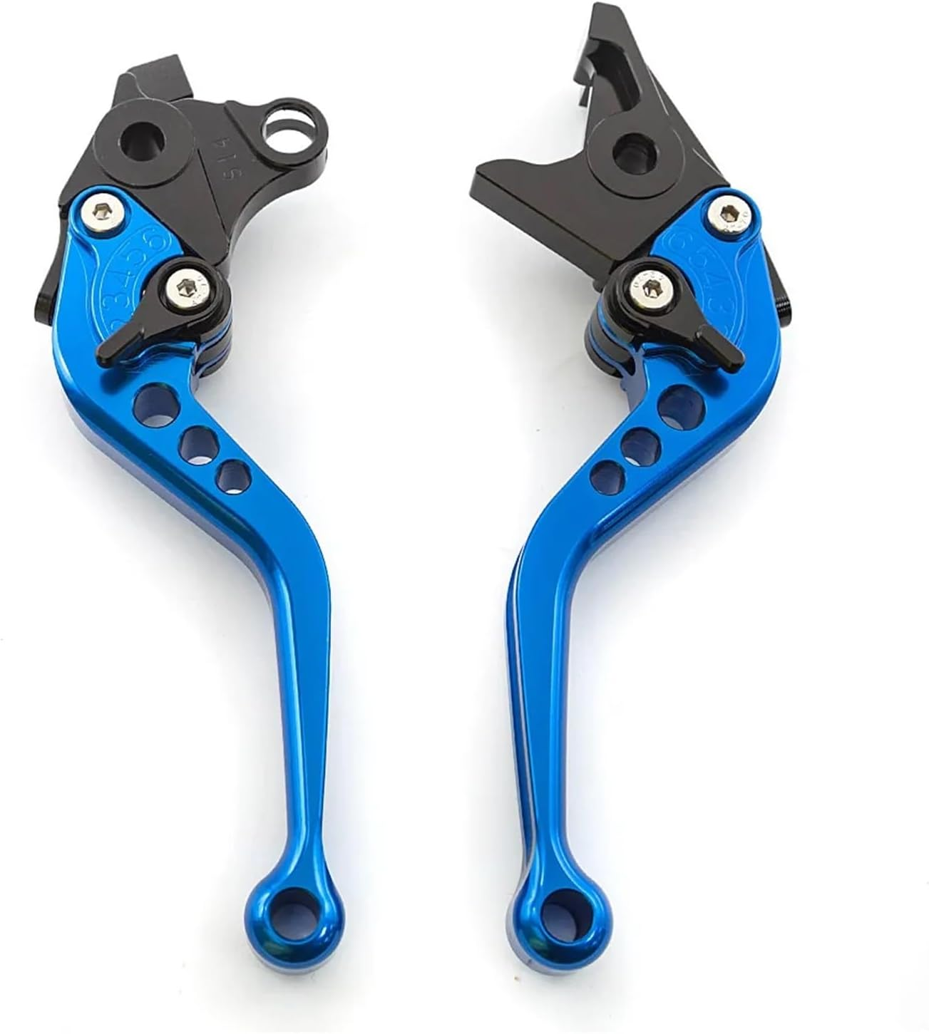 Fit for Royal Enfield Meteor 350 350Cc Motorcycle Aluminum Adjustable Brake Clutch Levers Lever Accessories 2021 2022 2023 2024(177Mm Black)