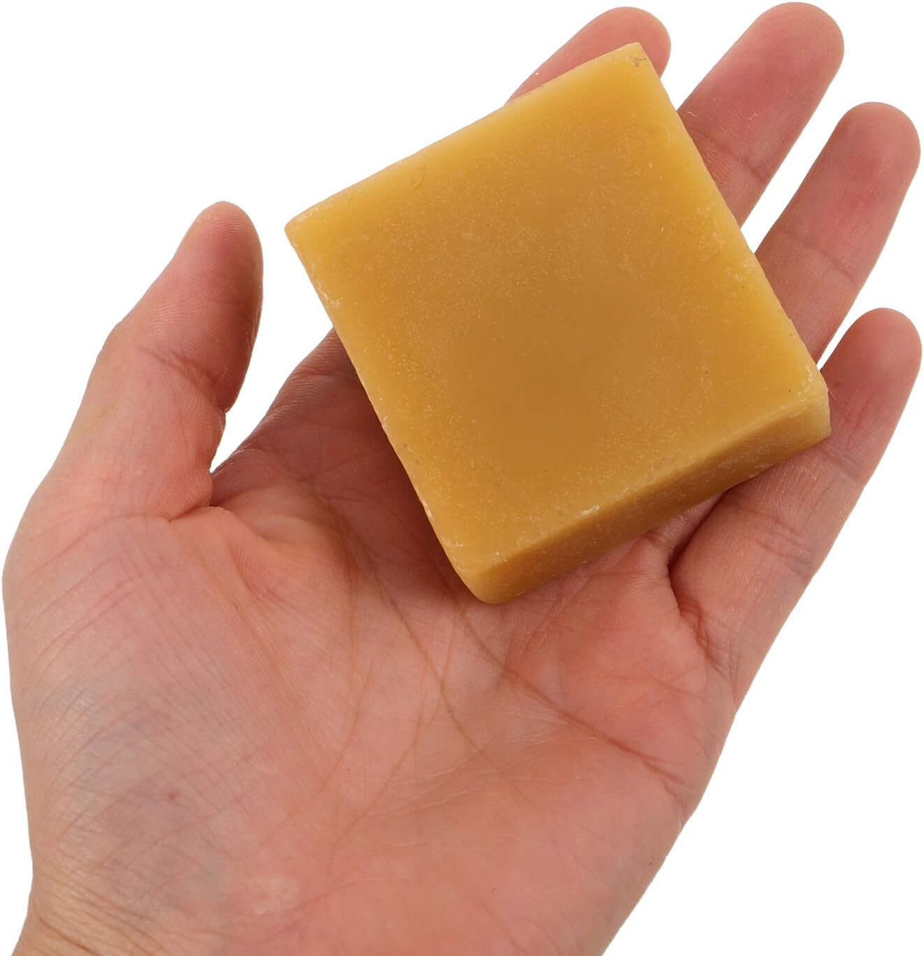 MERRYHAPY 2Pcs Natural Yellow Beeswax Furniture Care Bar Protective Wood Polish and Cleaner for Tables Chairs Cabinets Gentle Aroma Crack-Resistant Easy Maintenance with Natural Ingredients image number 2