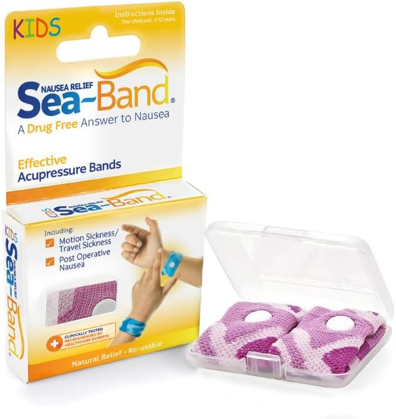 Sea-Band - Drug Free Nausea Relief Wristband, Adult Black image number 6