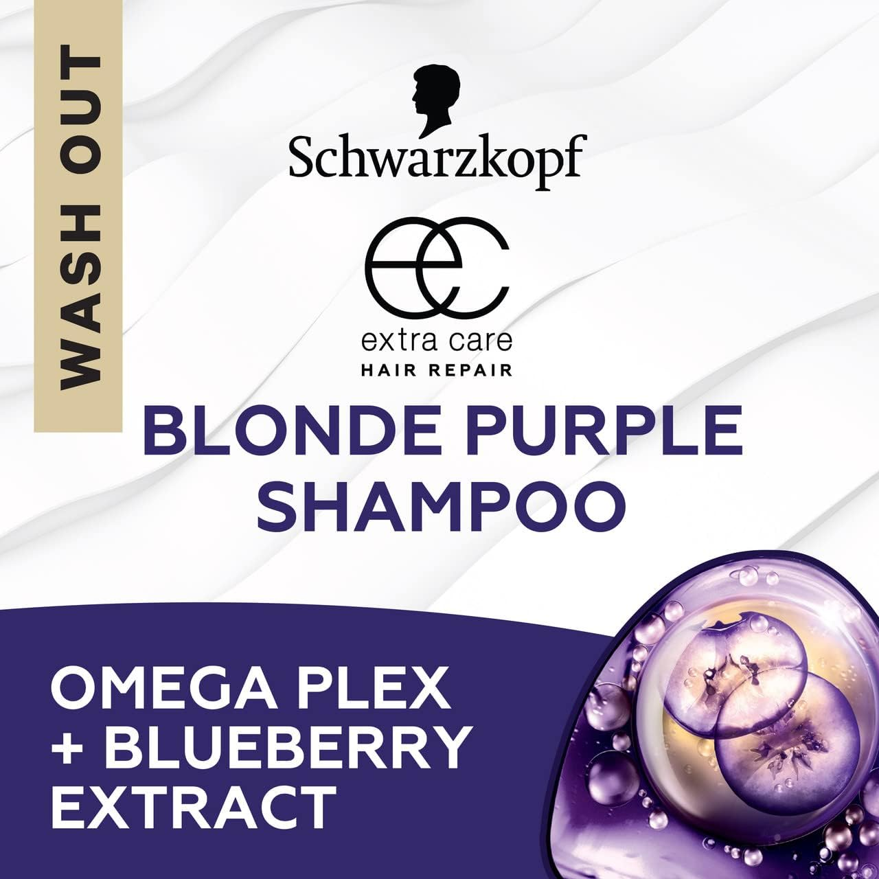 Schwarzkopf Extra Care Blonde Purple Shampoo 250 Ml image number 2