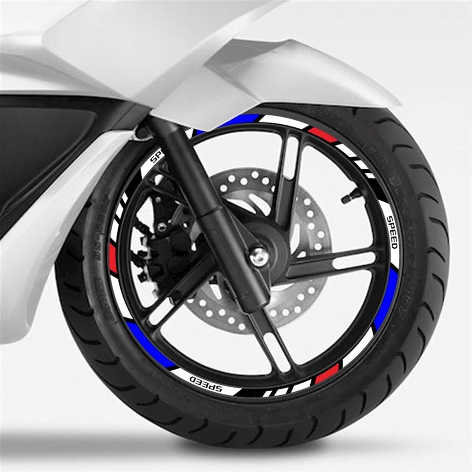 Stickers Covers for 14-Inch Wheels Strips Motorcycle Wheel Tire Stickers Car Reflective Rim Tape Motorbike Bicycle Auto Decals