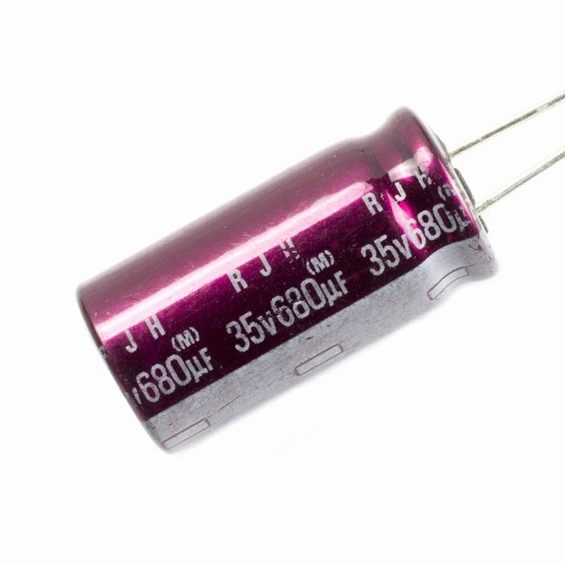 2Pcs Elna 35V 680Uf Capacitor, Aluminum Radial Electrolytic Capacitors for TV, LCD, Radio, Microwave, Game (13 X 25Mm) image number 3