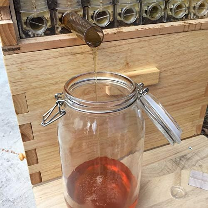 Auto Beehive Frame Beehive Kit, with 7Pcs Food Grade Auto Super Box Plastic Foundations, Super Box, Brood Box (No Brood Frames), 1Pcs Key, Suitable Beekeeper Starter(Unassembled) image number 5