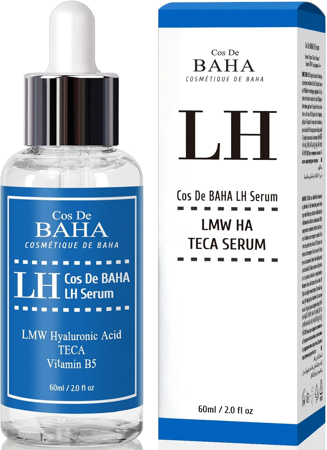 Low Molecular Hyaluronic Acid Serum, Hydrating & Volumizing Face Serum, Moisture Boost for All Skin Types, Fragrance-Free Formula (2Fl Oz) image number 2