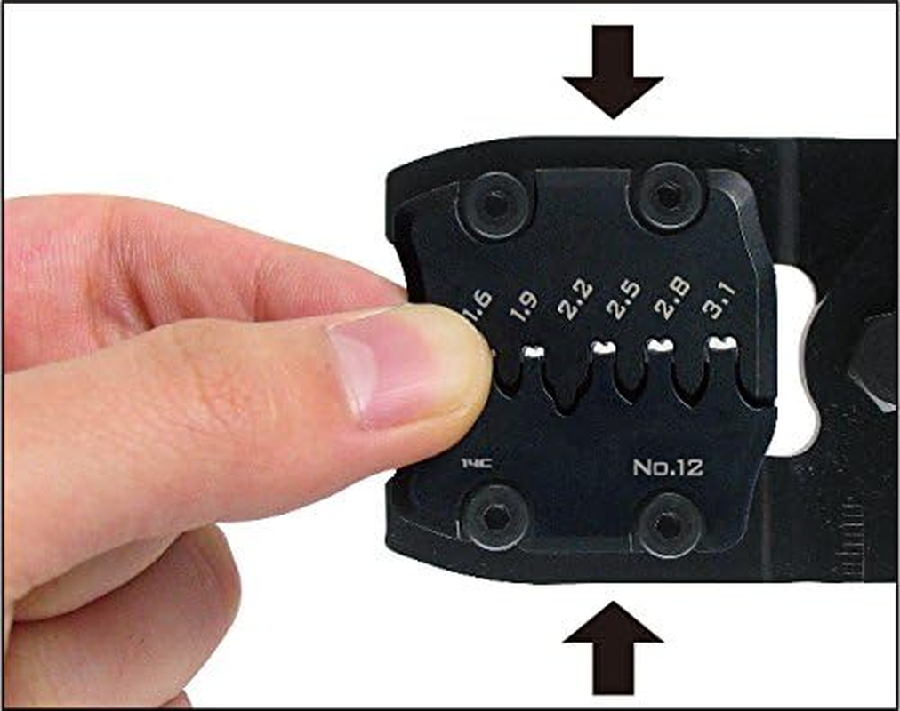 ENGINEER PAD-02 Precision Crimping Pliers (Dice Set), Precision Crimping Pliers (Dice Set)