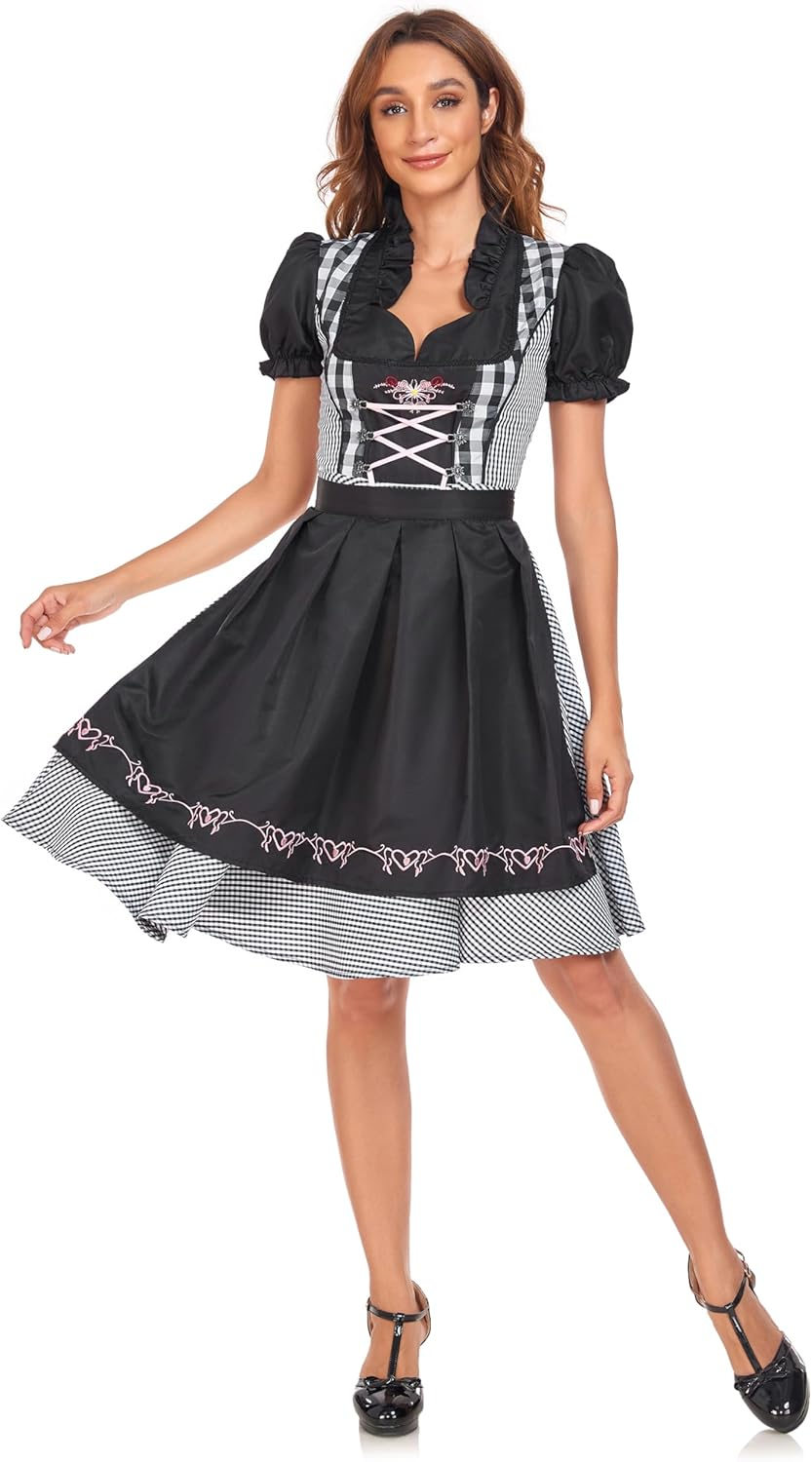 Moosth Oktoberfest Costume Women October Festival Costumes Halloween Costumes Dress for Women image number 3