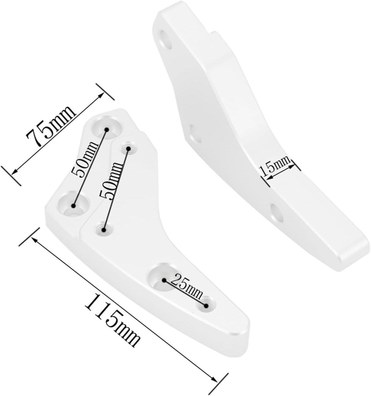 Handlebar Parts Decoration Silver Motorcycle Handlebar Riser for K1600GT K1600GTL 2012-2019 Motorcycle Accessories image number 2