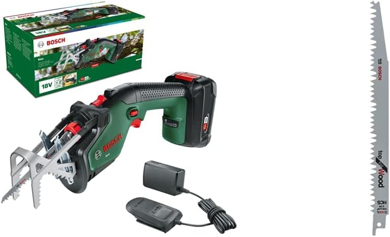 Keo 18V (Kit) and 228Mm Sabre Saw Blade for Green Wood and Branches (For Use with Keo)