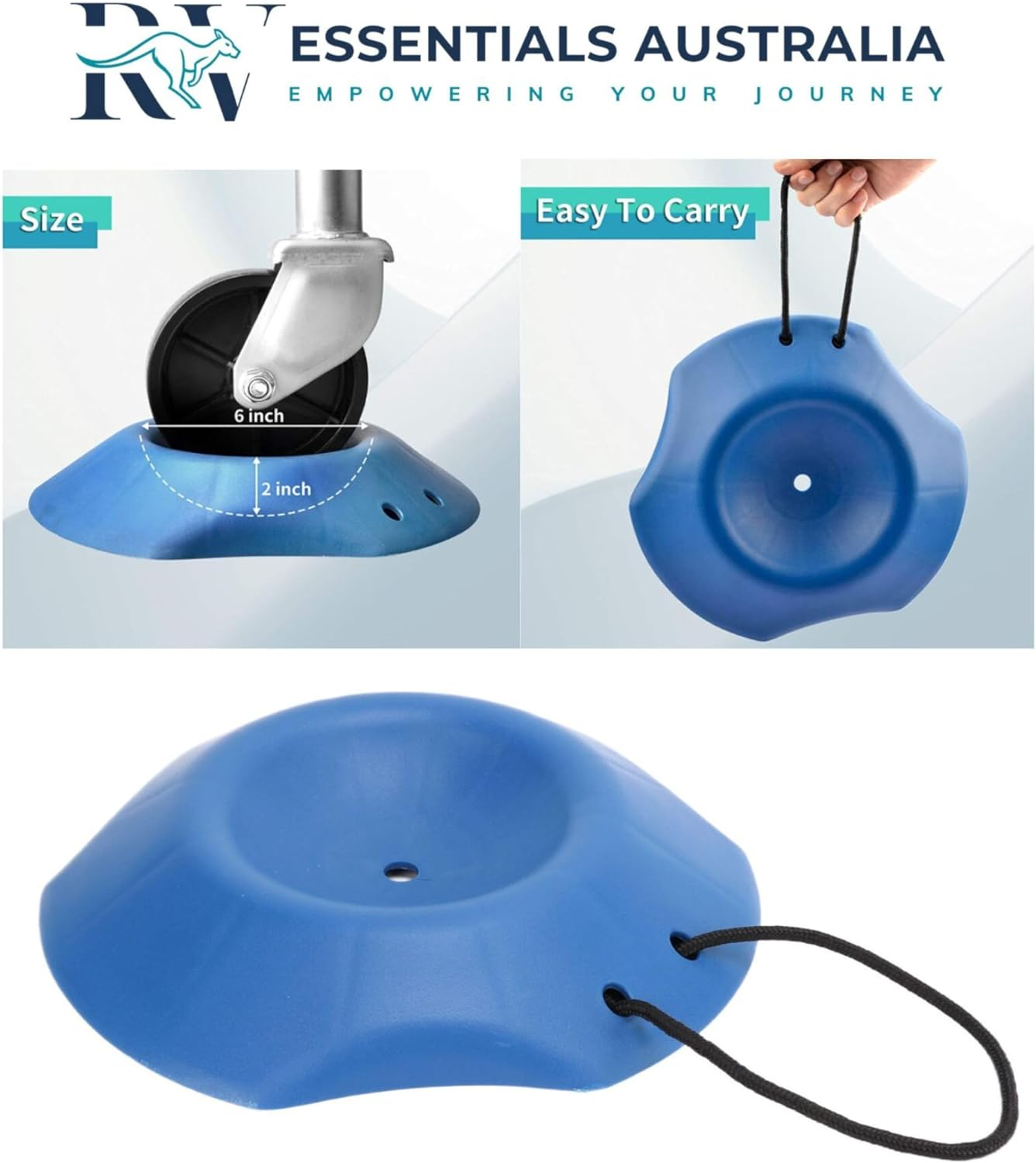 Jockey Wheel Chock, Jockey Wheel Receiver, Trailer Caravan, RV Wheel Dock, Jockey Wheel Dock, Wheel Dock for Caravans, Caravan Accessories image number 6