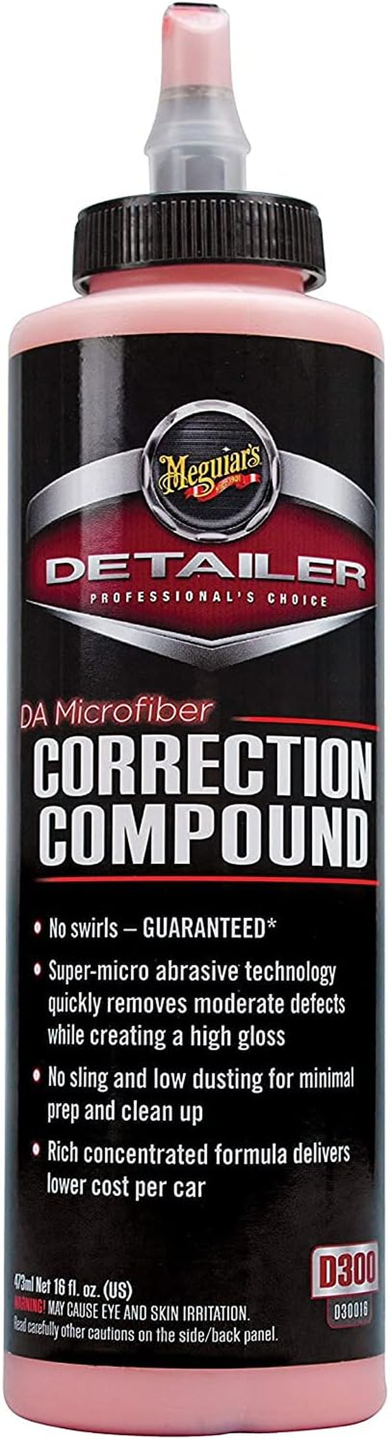 Meguiar'S DA Microfibre Correction Compound - Automobile Polishing Compound with Super Micro Abrasive Technology - Removes Moderate Defects - Gives a Swirl Free High Gloss - 473Ml image number 5