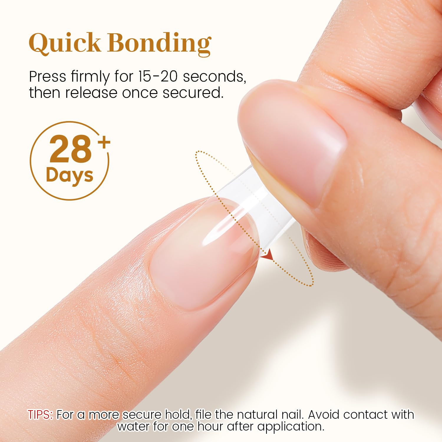 Nicedeco Nail Glue and Remover Set for Press on Nails, Ultra-Strong Medical Grade Formula for Fake Nails, Brush-On Application for Nail Tips, Fast-Acting, 2 X 10Ml/0.33 Fl.Oz Bottles