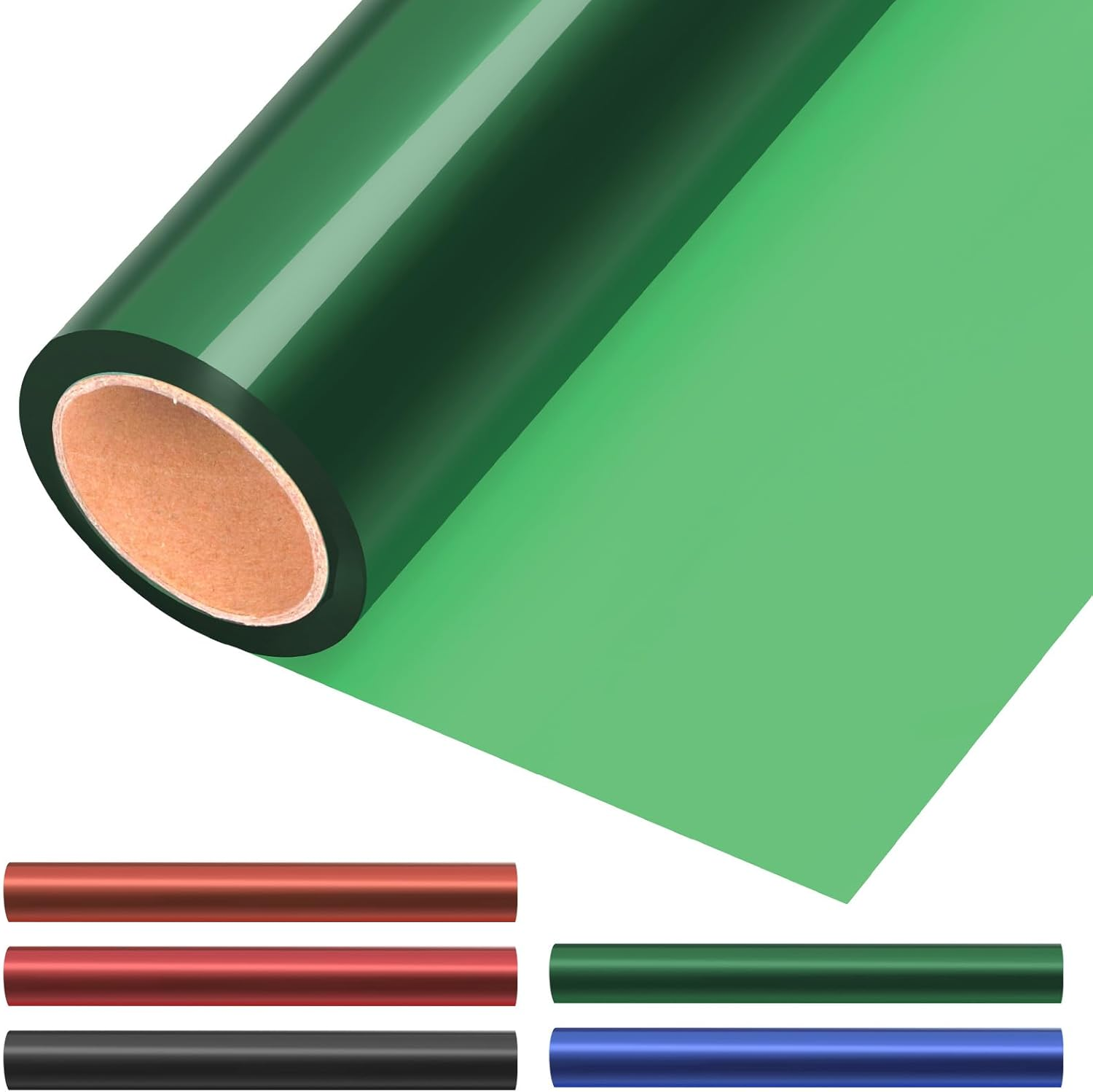 Tanstic 15.7 Inch X 98 Feet Orange Cellophane Wrap Roll, 2.3 Mil Thick Transparent Colored Cellophane Wrapping Paper, Colored Cellophane Paper for Gift Baskets, Treats, Flower