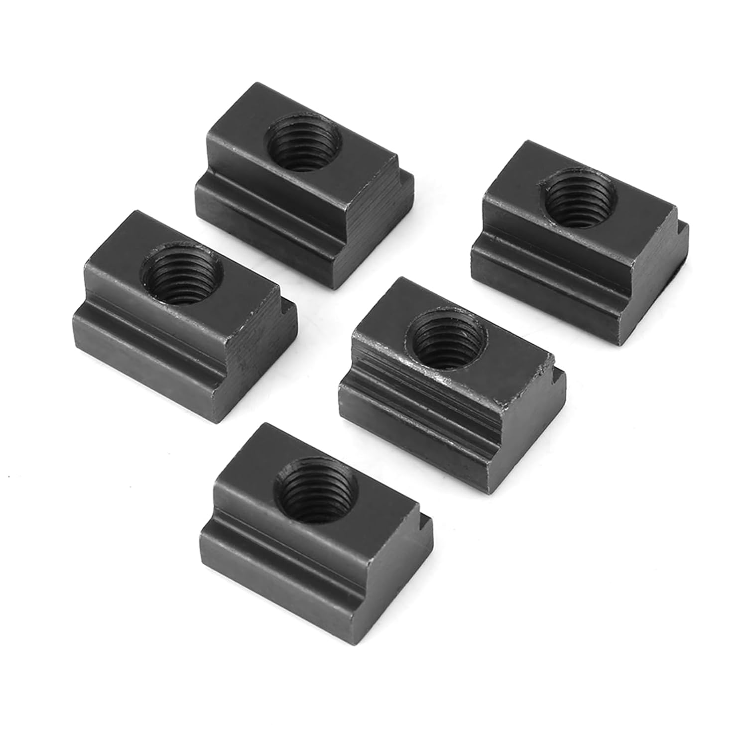 5-Pack of T-Slot Nuts, M8/10 Threads T Slot Nuts for T-Slots in Machine Tool Tables Light Truck Chassis Rail (M10) image number 4