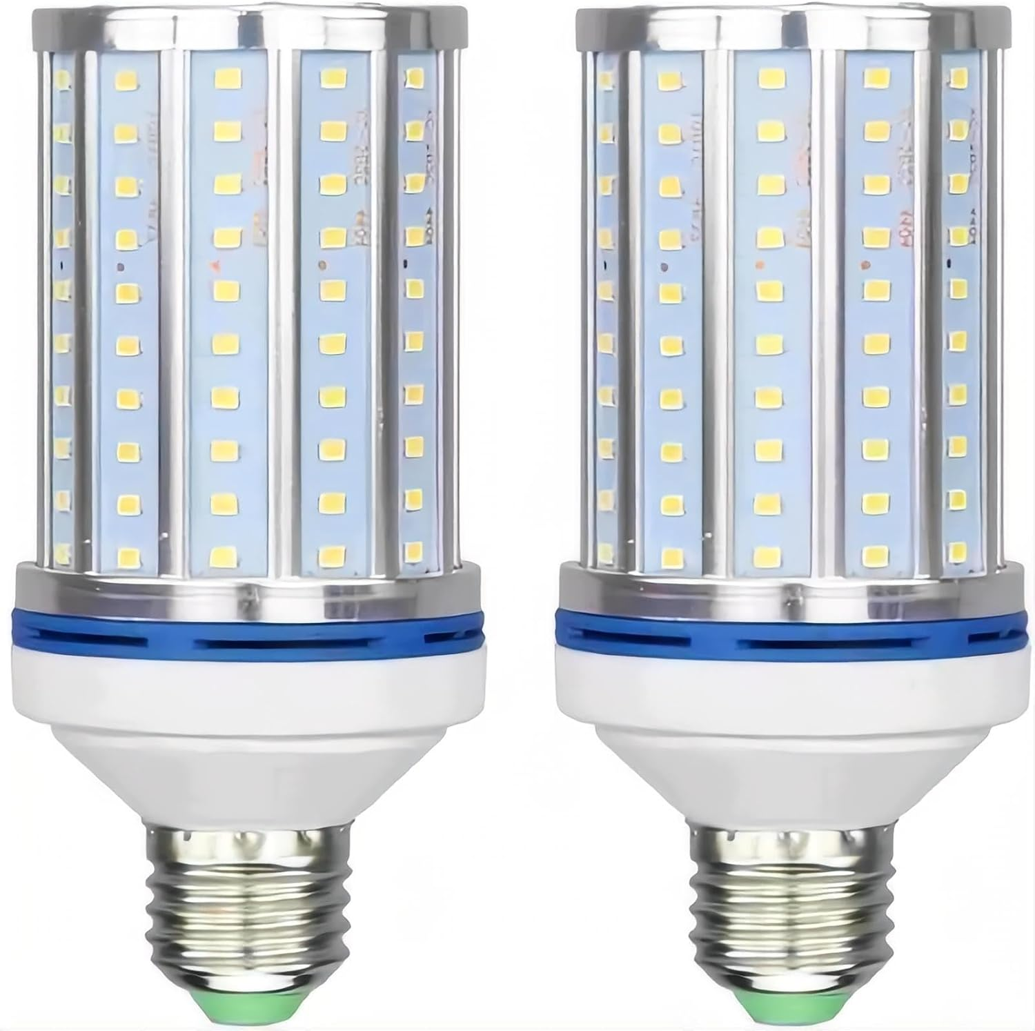 Super Bright LED Corn Light Bulb 40W Daylight 4000Lm, 400 Watt Equivalent for Garage Garden Warehouse High Bay Street Lighting (E27 Standard Base), Pack of 2