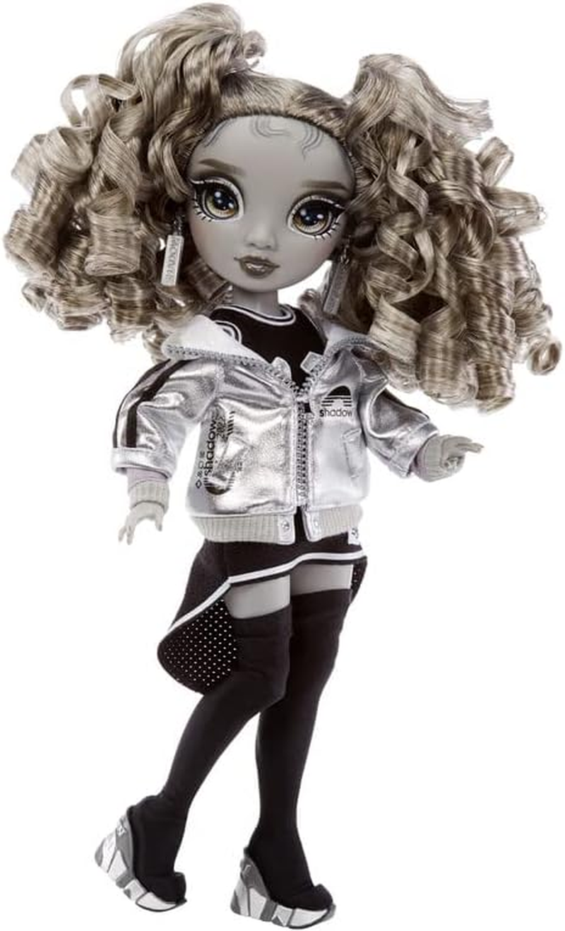 Shadow High Series - Nicole Steel - Fashion Doll in Grey Tones with Curly Hair, Two Designer Outfits and Accessories - Collectable - for Children from 6 Years image number 6