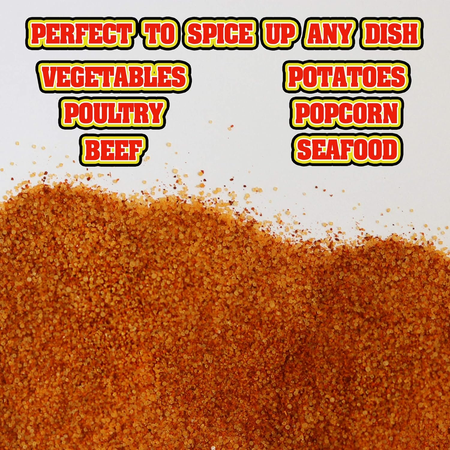 ASS KICKIN' Hot Spicy Carolina Reaper Pepper Salt &ndash; 3.4Oz. Shaker Jar - Perfect Flavored Salt for Popcorn Seasoning, Margarita Salt and French Fry Seasoning - Premium Gourmet Gift