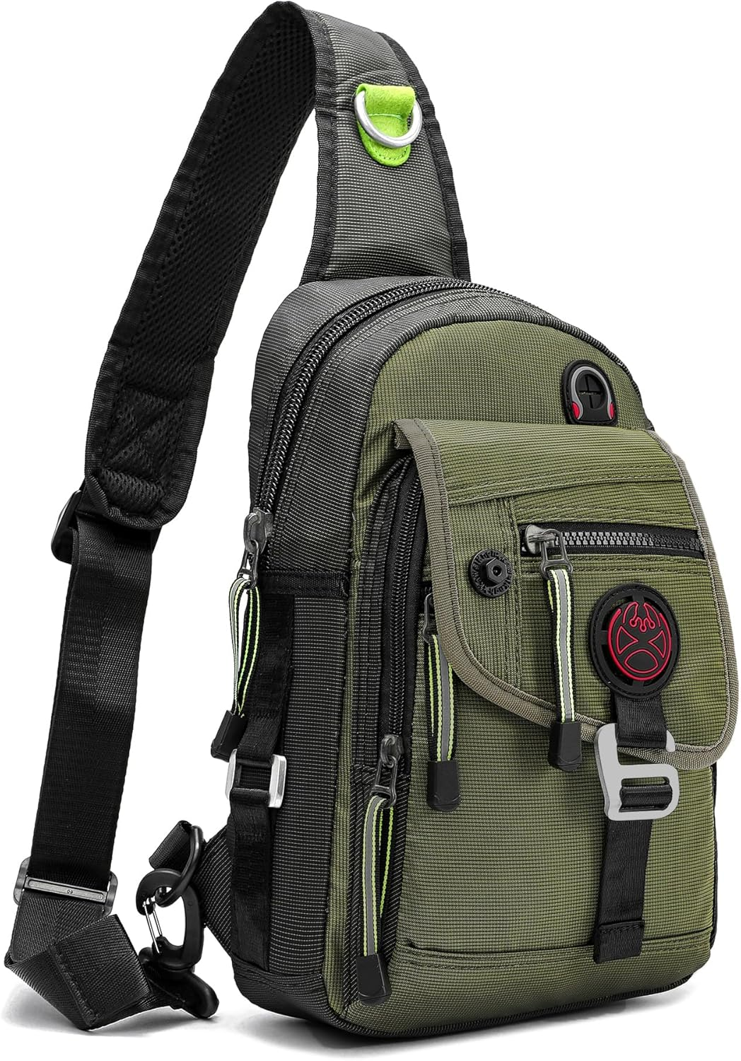 Nicgid Sling Bag Chest Shoulder Backpack Shoulder Bags for Ipad Tablet Outdoor Hiking Men Women